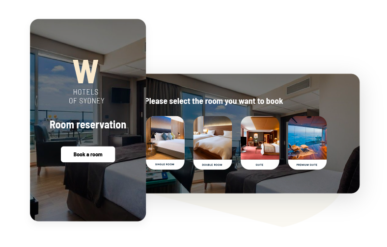 Customize your forms with the images of your hotel or company